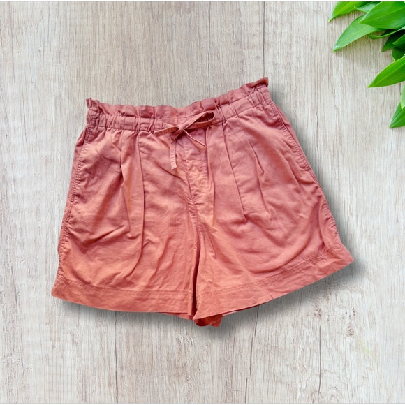 Must Have! Paperbag Waist Shorts | Uni Qlo Linen-Cotton Short - Picture 2 of 5